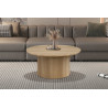Table basse ronde SOLENZO, plusieurs coloris