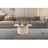 Table basse ronde SOLENZO, plusieurs coloris