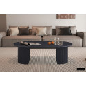 Table basse ovale 120 cm SOLENZO, plusieurs coloris