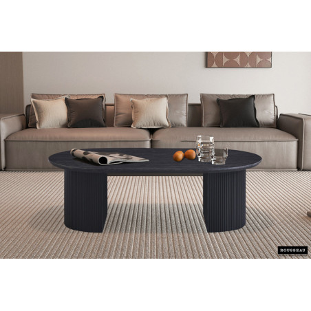 Table basse ovale 120 cm SOLENZO, plusieurs coloris