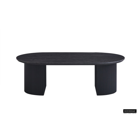 Table basse ovale 120 cm SOLENZO, plusieurs coloris