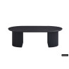 Table basse ovale 120 cm SOLENZO, plusieurs coloris