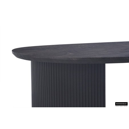 Table basse ovale 120 cm SOLENZO, plusieurs coloris