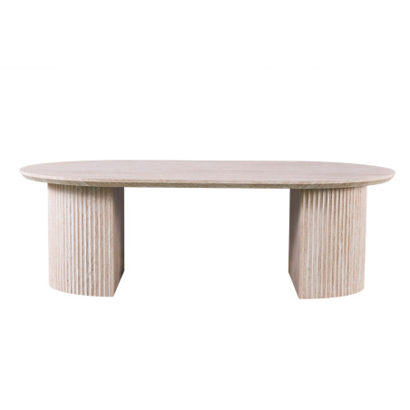 Table basse ovale 120 cm SOLENZO, plusieurs coloris