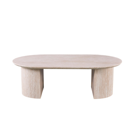 Table basse ovale 120 cm SOLENZO, plusieurs coloris