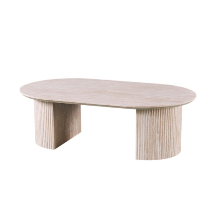 Table basse ovale 120 cm SOLENZO, plusieurs coloris