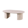 Table basse ovale 120 cm SOLENZO, plusieurs coloris