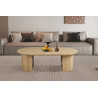 Table basse ovale 120 cm SOLENZO, plusieurs coloris