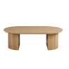 Table basse ovale 120 cm SOLENZO, plusieurs coloris