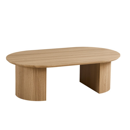 Table basse ovale 120 cm SOLENZO, plusieurs coloris