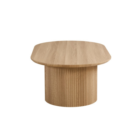 Table basse ovale 120 cm SOLENZO, plusieurs coloris