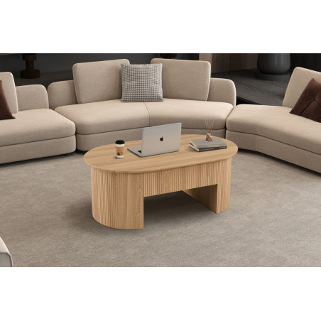 Table basse 120 cm SOLENZO, plusieurs coloris