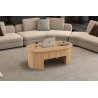 Table basse 120 cm SOLENZO, plusieurs coloris