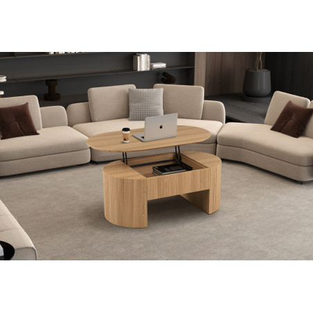 Table basse 120 cm SOLENZO, plusieurs coloris