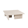 Table basse 120 x 120 cm ARGILE, plusieurs coloris