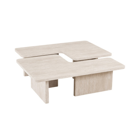 Table basse 120 x 120 cm ARGILE, plusieurs coloris