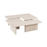 Table basse 120 x 120 cm ARGILE, plusieurs coloris