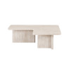 Table basse 120 x 120 cm ARGILE, plusieurs coloris