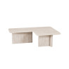 Table basse 120 x 120 cm ARGILE, plusieurs coloris