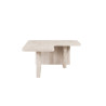 Table basse 120 x 120 cm ARGILE, plusieurs coloris