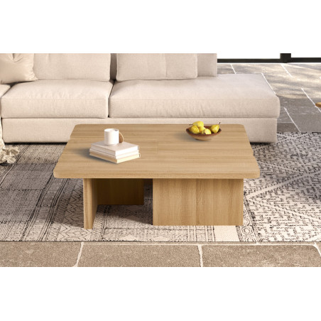 Table basse 120 x 120 cm ARGILE, plusieurs coloris
