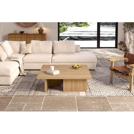 Table basse 120 x 120 cm ARGILE, plusieurs coloris