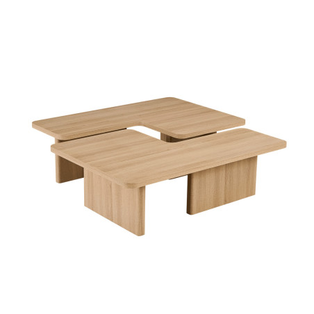 Table basse 120 x 120 cm ARGILE, plusieurs coloris