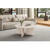 Table basse ronde 90 x 90 cm DORIANE, plusieurs coloris