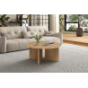 Table basse ronde 90 x 90 cm DORIANE, plusieurs coloris