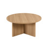 Table basse ronde 90 x 90 cm DORIANE, plusieurs coloris
