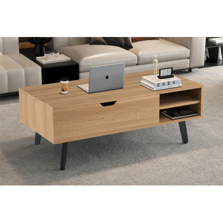 Table basse 120 x 60 cm JUNIPER, plusieurs coloris