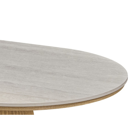 Table basse 120 cm VALDORA plateau en pierre frittée