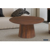 Table basse ronde MANGALA en manguier massif