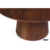 Table basse ronde MANGALA en manguier massif