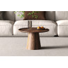 Table basse ronde JUJUBE en manguier massif