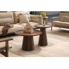 Table basse ronde JUJUBE en manguier massif