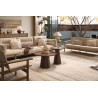 Table basse ronde JUJUBE en manguier massif