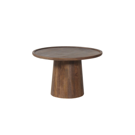 Table basse ronde JUJUBE en manguier massif