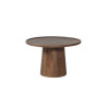 Table basse ronde JUJUBE en manguier massif