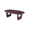 Table basse ovale 130 x 70 cm BRUYERE en manguier massif