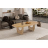 Table basse ovale 130 x 70 cm BRUYERE en manguier massif