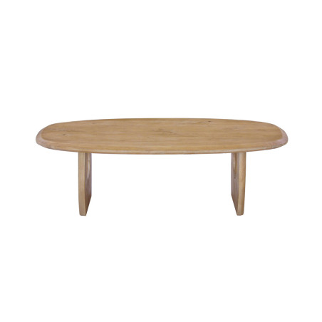 Table basse ovale 130 x 70 cm BRUYERE en manguier massif