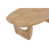 Table basse ovale 130 x 70 cm BRUYERE en manguier massif