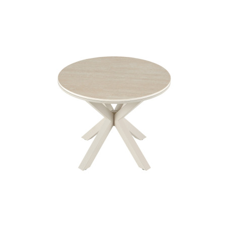 Table basse ronde NACRE plateau en pierre frittée