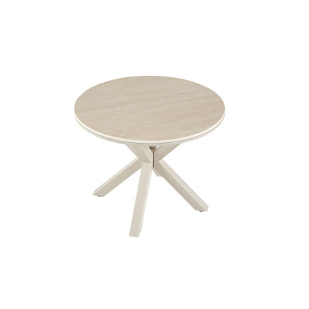 Table basse ronde NACRE plateau en pierre frittée