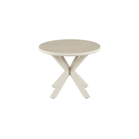Table basse ronde NACRE plateau en pierre frittée