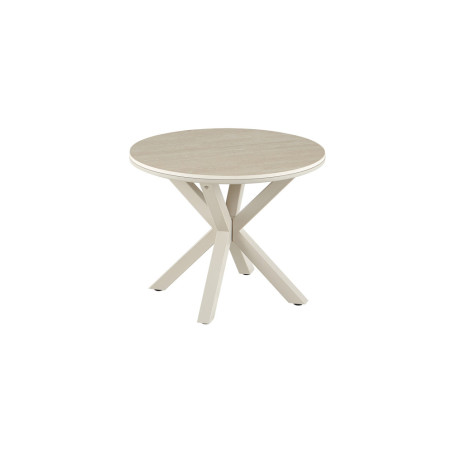 Table basse ronde NACRE plateau en pierre frittée