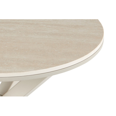 Table basse ronde NACRE plateau en pierre frittée