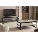 Table basse 120 x 60 cm AZURINE plateau en pierre frittée