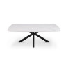 Table basse ovale 130 cm ALBATRE plateau en pierre frittée